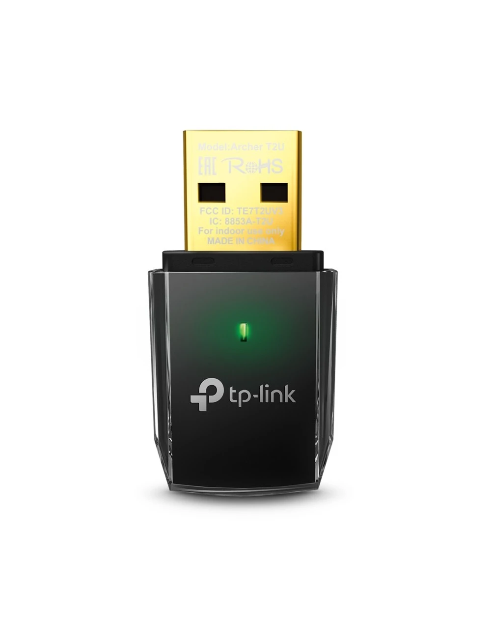 L'Adaptateur USB WiFi bi-bande TP-LINK Archer T2U AC600 est un récepteur sans fil compact offrant des vitesses de connexion allant jusqu'à 600 Mbps. Compatible avec les bandes 2,4 GHz et 5 GHz, il permet une connexion rapide et stable à votre réseau sans fil. Parfait pour les ordinateurs de bureau et portables.